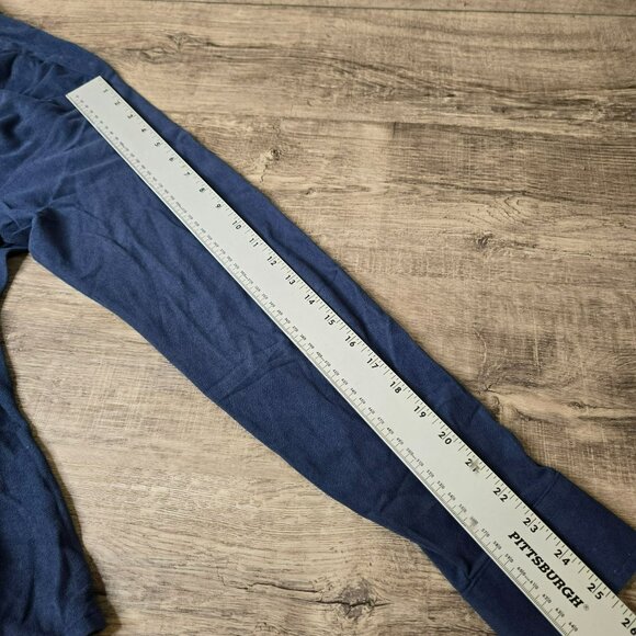 VTG Charlie Brown Shirtmakers SuperSuede Blue Button Up Shirt Size L 16-16 1/2 - Picture 9 of 13